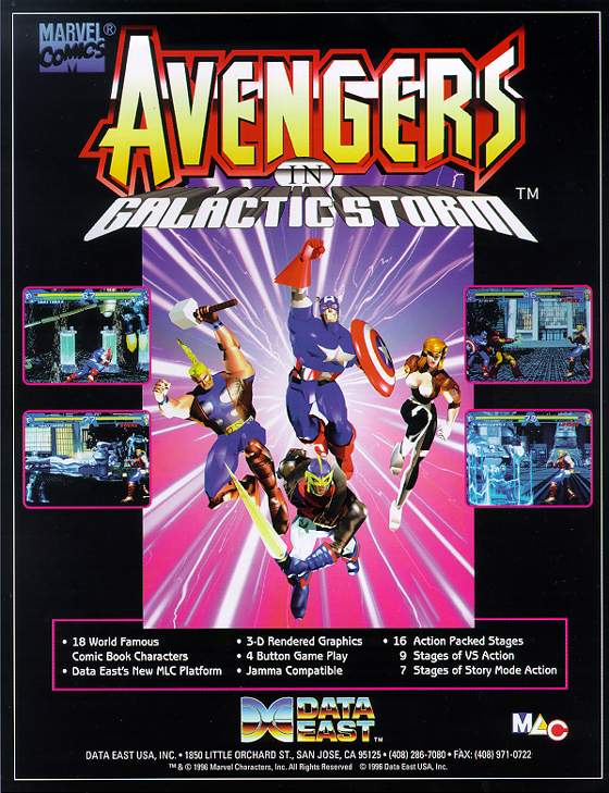Avengers in Galactic Storm Flyer: 1 Front